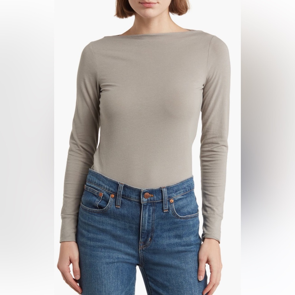 James Peres Boatneck long sleeve Top